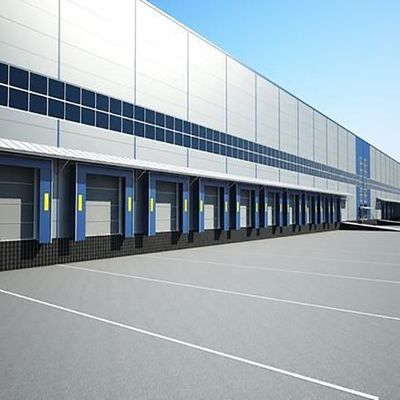 GB Tiêu chuẩn Cơ sở lưu trữ kim loại Kho dự trữ Các tòa nhà tiền chế với khung chính hình H bền