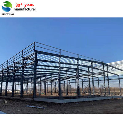 Nhà xưởng kết cấu thép khung kim loại đúc sẵn tùy chỉnh