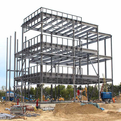 Xưởng xây dựng thép galvanized, tòa nhà kho kim loại tiền chế