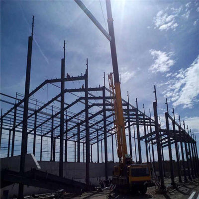 Tòa nhà kho thép khung, tòa nhà văn phòng thương mại được chế tạo sẵn