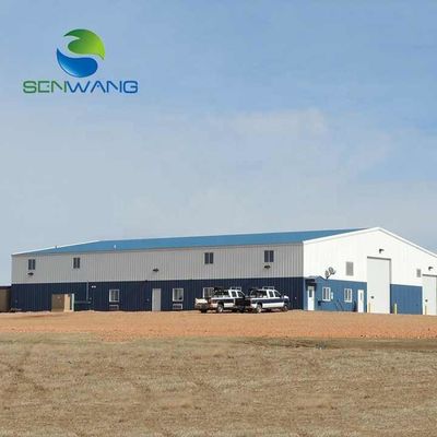 Thép cấu trúc kho với sandwich panel mái nhà và CZ Purlin