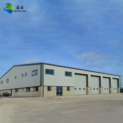 Nhà kho kết cấu thép mái panel sandwich được chứng nhận ISO 9001