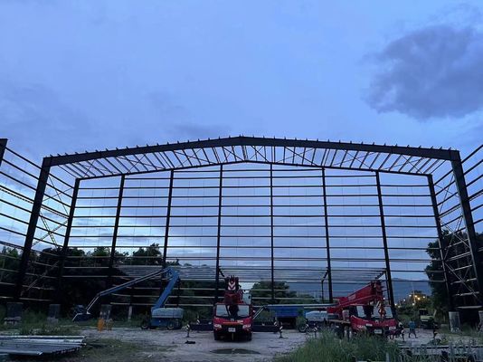 Xây dựng nhà kho kim loại lâu dài, Sandwich Panel Prefab Self Storage Building