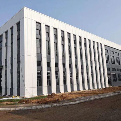 Nhà kho xưởng nền móng cọc bê tông / thép, vật liệu xây dựng tấm panel sandwich, thép Q345B