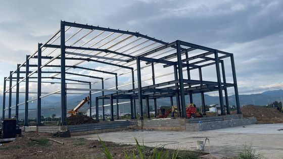 Xây dựng công nghiệp thép cấu trúc Prefabricated nhà kho Prefab