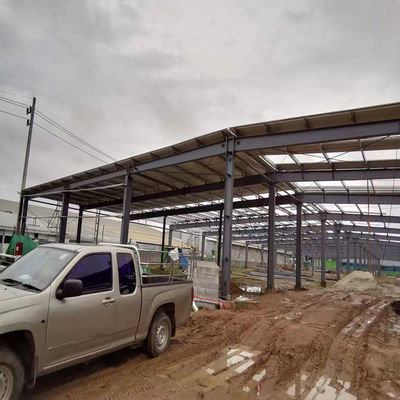 Chi phí thấp Khung thép cấu trúc Xưởng kho sản xuất sẵn