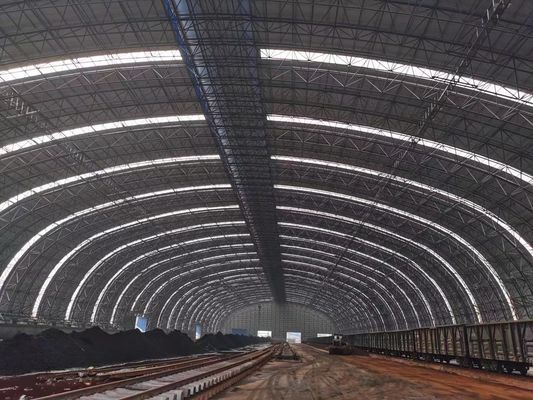 Kho khung thép xà gồ mạ kẽm nhúng nóng Cung cấp tấm lợp mái bằng thép và cơ sở lưu trữ lâu dài