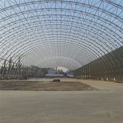 Truss cấu trúc thép tải gió bao gồm C Z hình dạng thép kênh Purlin và galvanized H hình dạng thép Beam khung chính để mang tải