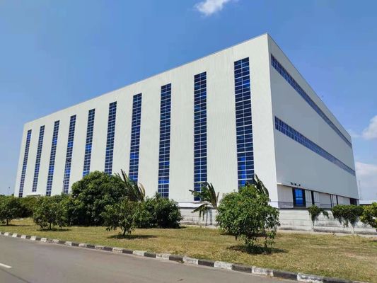 Kho chứa cấu trúc thép được chế tạo sẵn với khung H và tấm sandwich