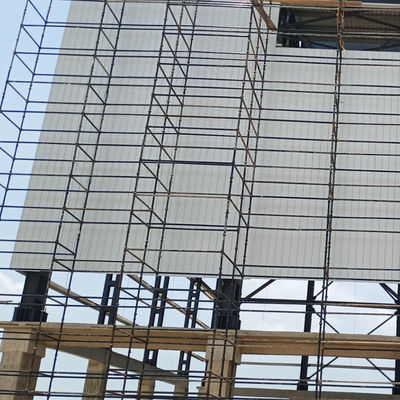 Bảng thép màu Xưởng kim loại Với tải gió 150KMH Sức mạnh cung cấp cấu trúc lý tưởng cho chế tạo và lưu trữ công nghiệp