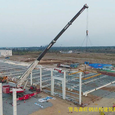 Lắp ráp Prefabricated Steel Frame Workshop Xây dựng Với bản vẽ