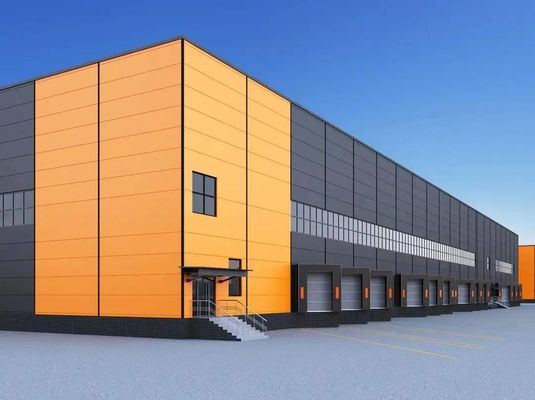 Các tòa nhà cấu trúc thép kẽm / sơn với hướng dẫn kỹ sư / H khung thép