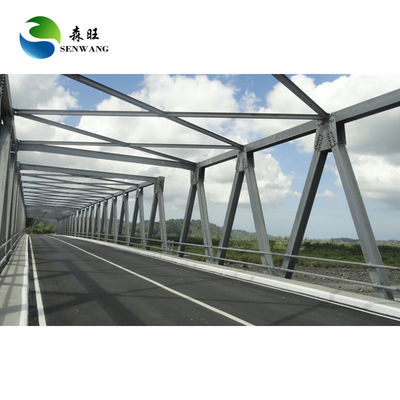 Đường cầu thép Prefab tùy chỉnh Đường cầu dành cho người đi bộ được chế tạo sẵn chống gió
