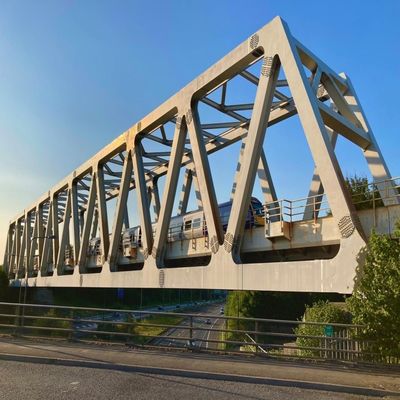 Angle Steel Knee Braces Steel Structure Bridge Tăng cường độ ổn định