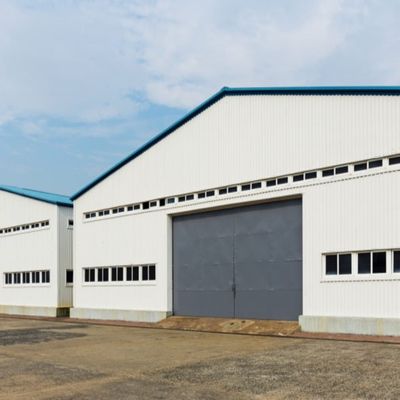 Cấu trúc kỹ thuật thép tùy chỉnh với cột thép H hàn và bề mặt kẽm hoặc sơn