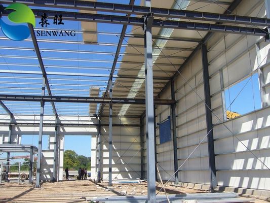 Cơ cấu thép tùy chỉnh kho cho thương mại công nghiệp