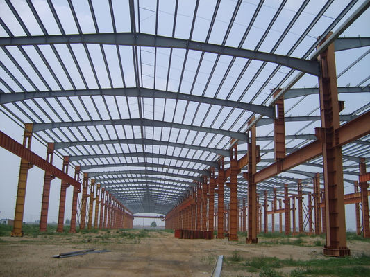 Q355B Cấu trúc khung thép thô Xưởng làm việc Xây dựng nhà máy chế tạo sẵn tùy chỉnh