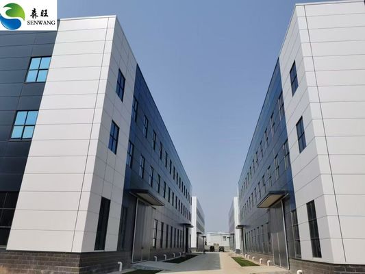Hình khung thép nhẹ mô-đun Xây dựng Kho lưu trữ hiệu quả Giải pháp không gian công nghiệp