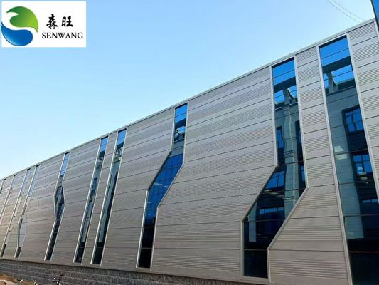 Thiết kế Autocad Cấu trúc thép trọng lượng nhẹ Kho thép Sơn hoàn thiện hoặc đun sơn nóng