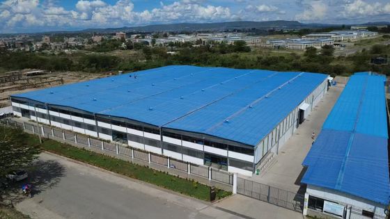 Phát triển công nghiệp phối hợp Các tòa nhà cấu trúc thép cho kho hàng quy mô lớn