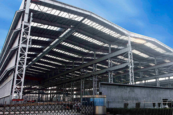 Tiết kiệm thời gian Cấu trúc thép Hangar Xử lý uốn cong Dịch vụ cài đặt nhanh