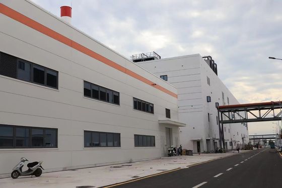 Nhà kết cấu thép mạ kẽm Q355B có độ bền cao