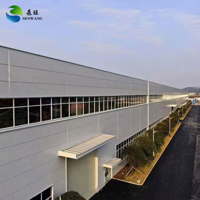 Nhà kho kết cấu thép tùy chỉnh với khung thép Q235/Q355