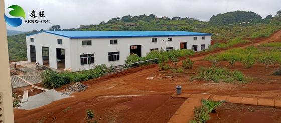 Kho chứa cấu trúc thép chống ăn mòn được sơn hoặc nhựa thép với 30 phần trăm mái nhà và thời gian lắp đặt từ 2 đến 4 tuần