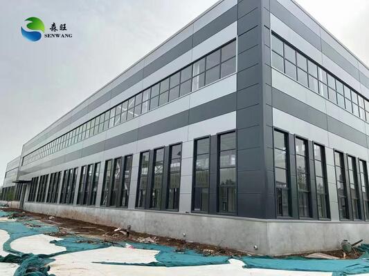 Xưởng kết cấu thép 9 điểm địa chấn với thép nhẹ Q355 và thời gian thi công ngắn