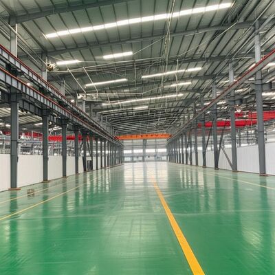 Xưởng sản xuất thép tiền chế cường độ cao với khả năng chống cháy lớp A và tuổi thọ hơn 50 năm