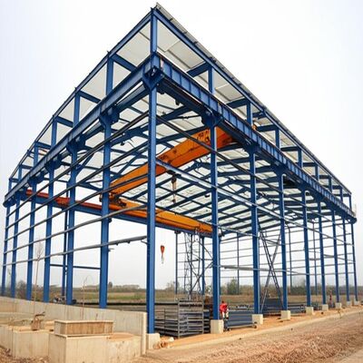 Nhà kho kết cấu thép xà gồ hình chữ C và Z với giằng thép góc và cầu trục theo yêu cầu của khách hàng