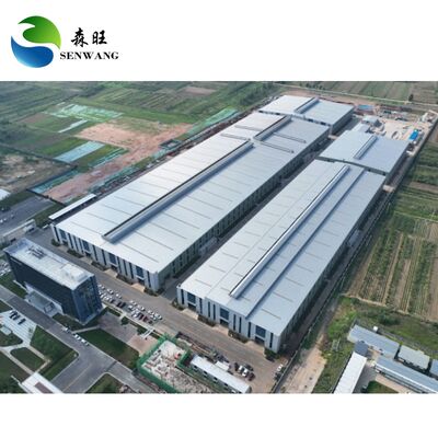 5Tons Capacity Cranes Steel Structure Warehouse với Hot Dip Galvanized Purlin và tuổi thọ 20-50 năm cho kho công nghiệp