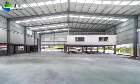 Hot Dip Galvanized Purlin Steel Structure Warehouse với thép hạng Q235/Q355 và tuổi thọ 20-50 năm