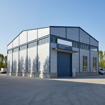 Làn nóng hàn H phần thép cột thép cấu trúc kho chứa kết hợp loại kết nối hàn và galvanize hoặc sơn bề mặt cho công nghiệp