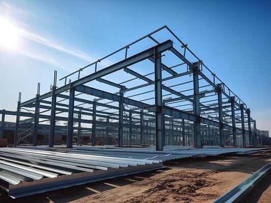 Cấu trúc kho thép Các khung kho thép cung cấp cấu trúc ổn định và thiết kế thích nghi cho các giải pháp lưu trữ