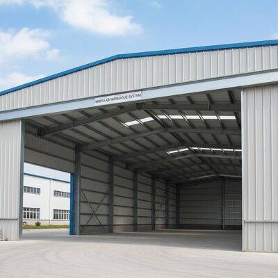 Hot Dip Galvanized Purlin Steel Structure Cột khoan Hệ thống bảo vệ cháy tùy chọn Tòa nhà kho lưu trữ