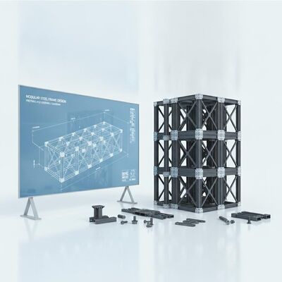 Gắn hơn các cấu trúc bê tông truyền thống cấu trúc thép tiền chế cung cấp thiết kế bản vẽ CAD cho lắp ráp mô-đun