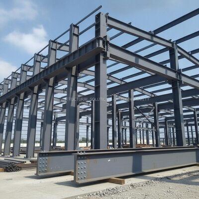 Kết cấu thép cán nóng Tòa nhà Khung kim loại Cung cấp Giải pháp Kết cấu mà không ảnh hưởng đến Độ bền hoặc An toàn