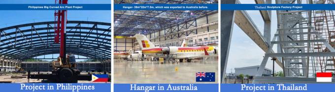 Nhà khung thép thân thiện với môi trường cho các nhà máy và kho hàng khác nhau 12