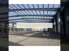 Sơn hoặc Hot-DIP Galvanized Finish Steel Frame Warehouse cho giải pháp lưu trữ trọng lượng nhẹ