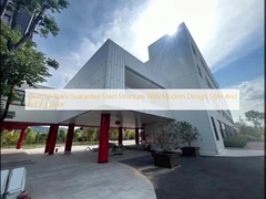 Kết cấu thép bảo hành trên 50 năm với phong cách thiết kế hiện đại và cửa cuốn